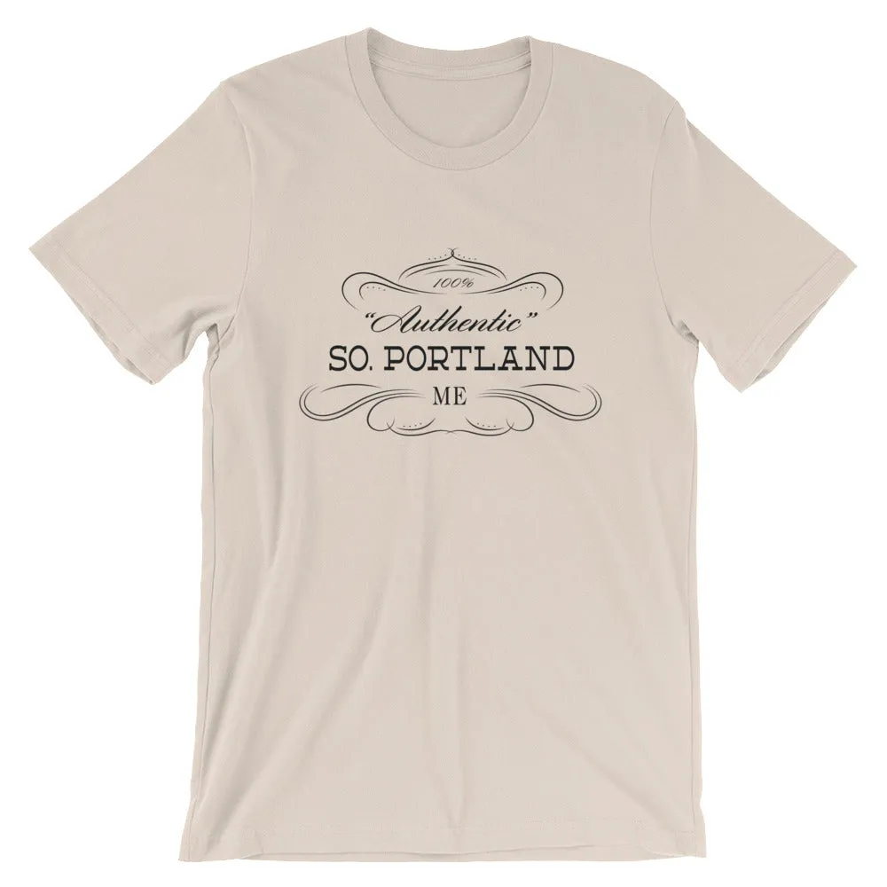 Maine - South Portland ME - Short-Sleeve Unisex T-Shirt - "Authentic"