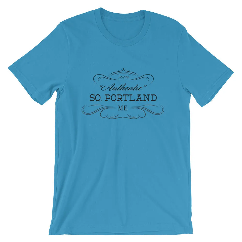 Maine - South Portland ME - Short-Sleeve Unisex T-Shirt - "Authentic"