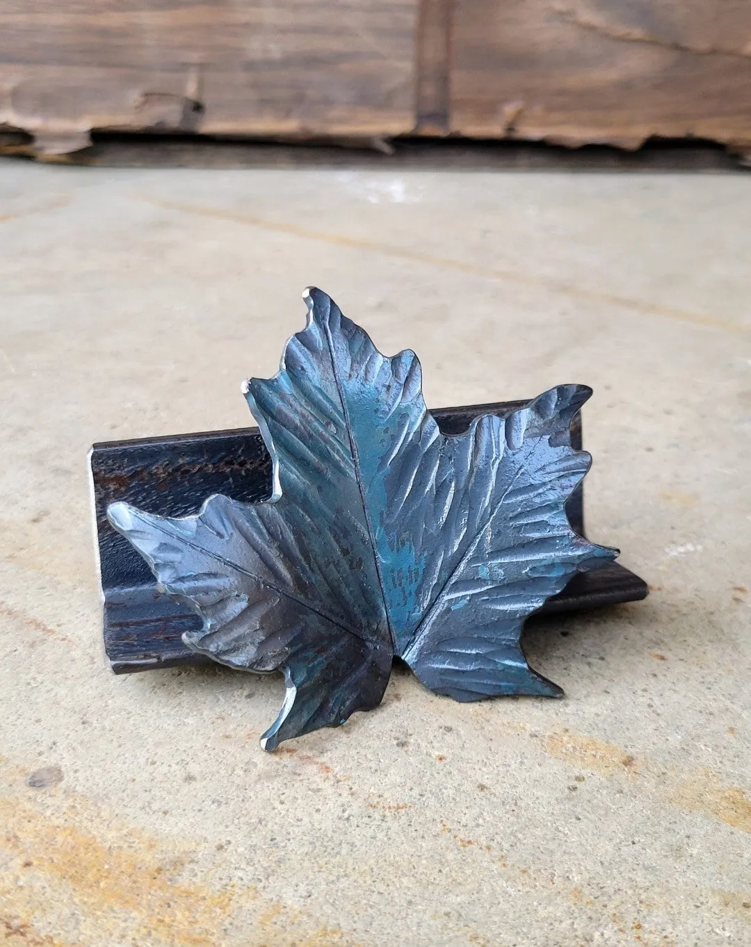 Maple Leaf Business Card Holder