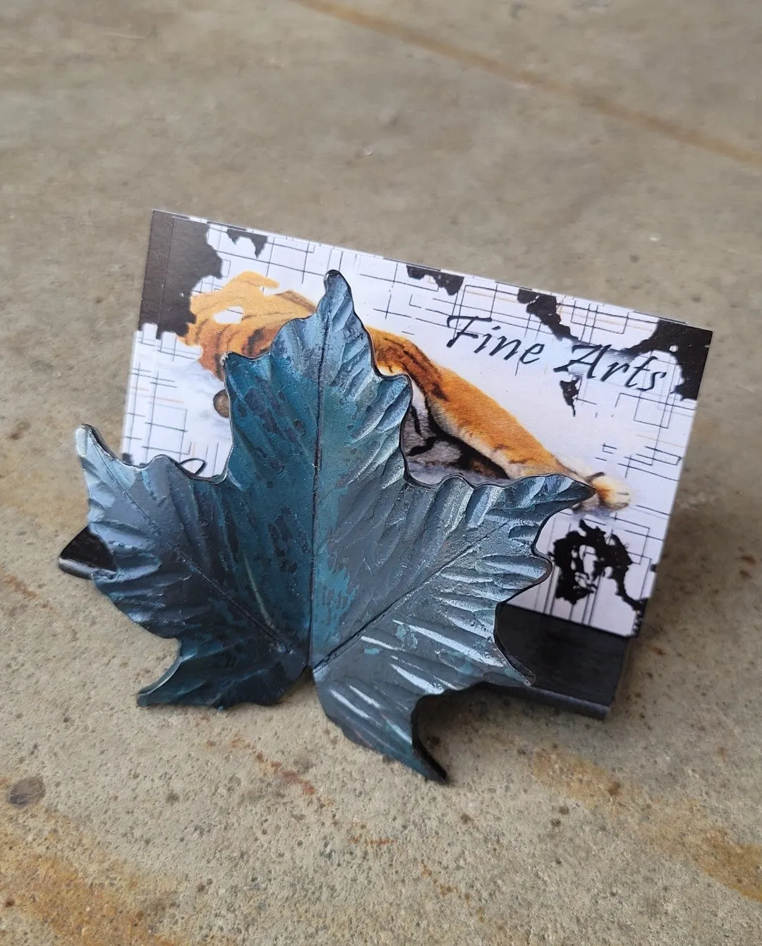 Maple Leaf Business Card Holder