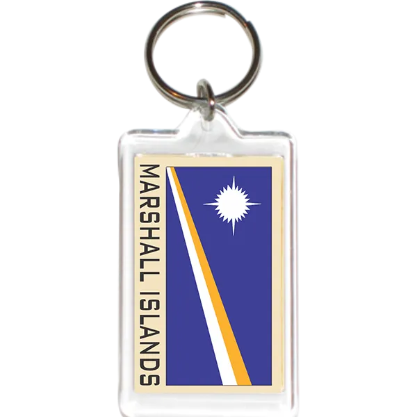 Marshall Islands Acrylic Key Holders