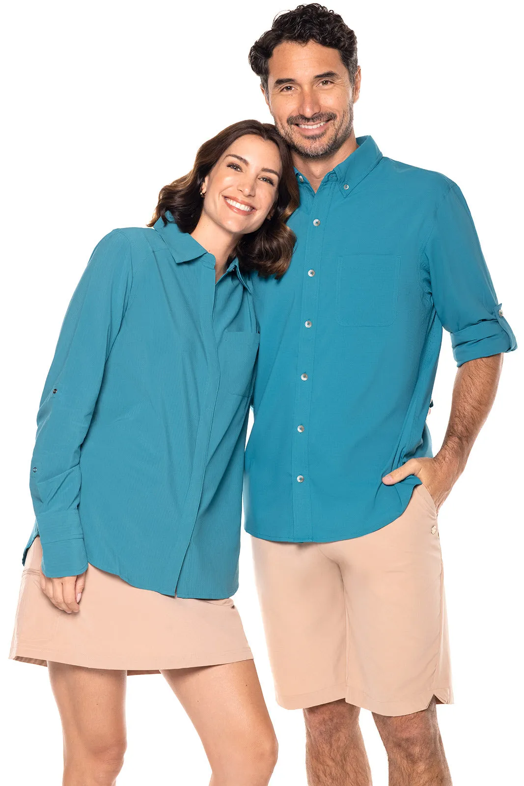 Men's Aricia Sun Shirt | Tahitian Teal