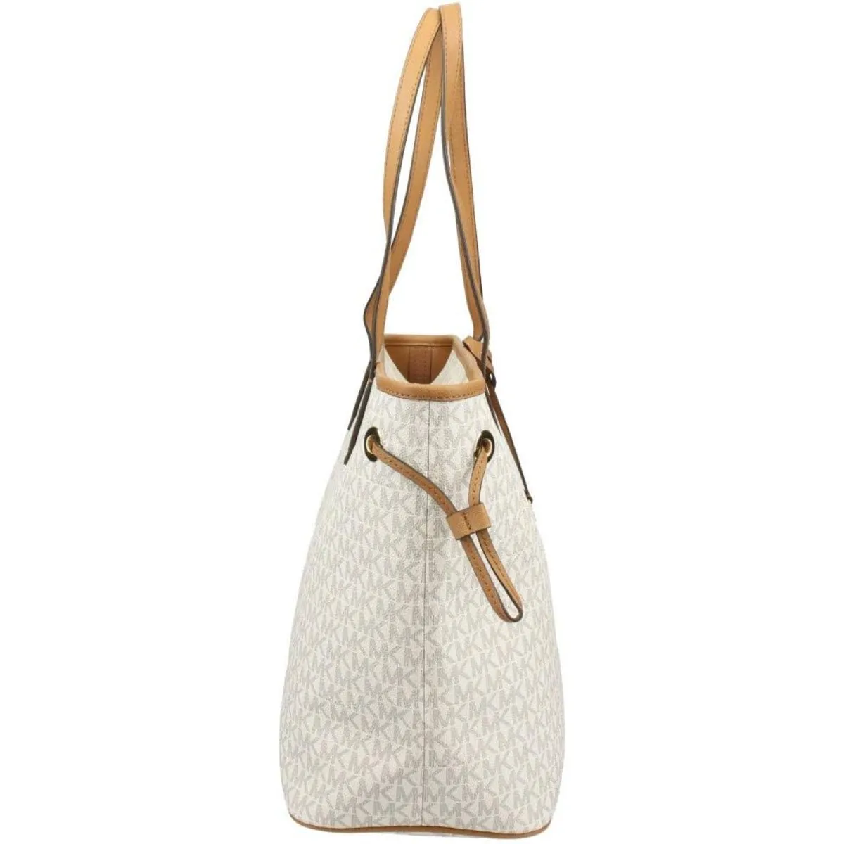 Michael Kors Jet Set Travel Tote DrawstrIng Bag In Vanilla - 35T8STVT9B