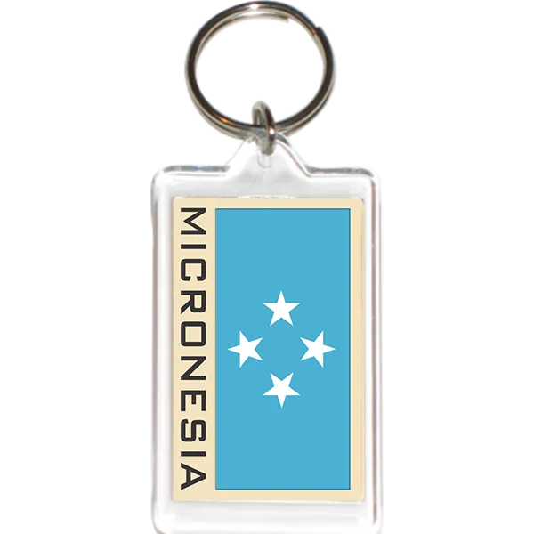 Micronesia Acrylic Key Holders