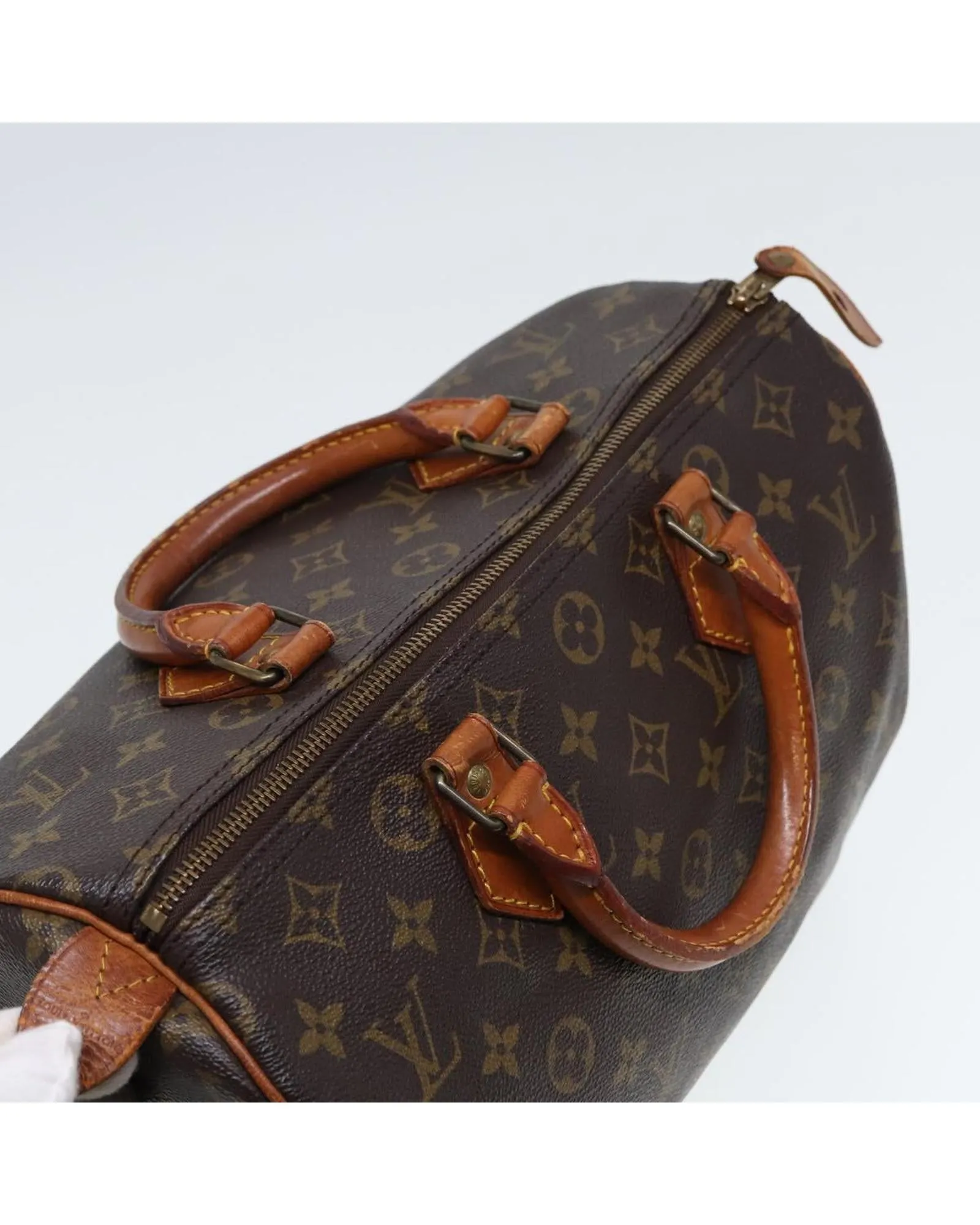 Monogram Canvas Hand Bag with Serial No. VI881