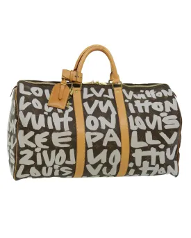 Monogram Graffiti Keepall 50 Boston Bag