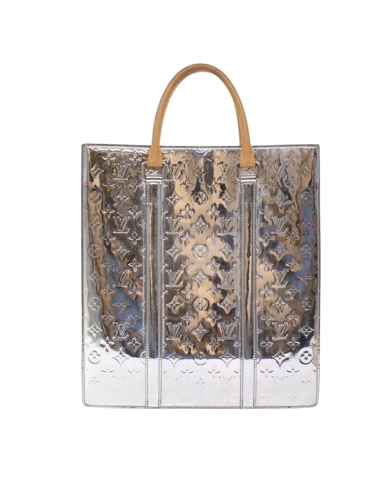 Monogram Miroir Silver Hand Bag 2way