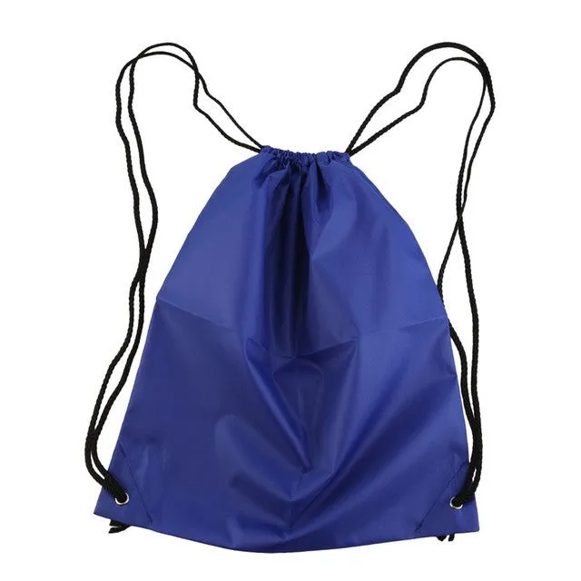 New Premium School Drawstring Duffle Bag Sport Gym Swim Dance Shoe Backpack