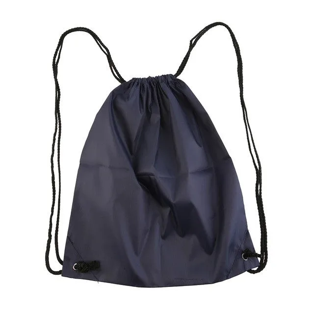 New Premium School Drawstring Duffle Bag Sport Gym Swim Dance Shoe Backpack