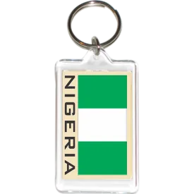 Nigeria Acrylic Key Holders