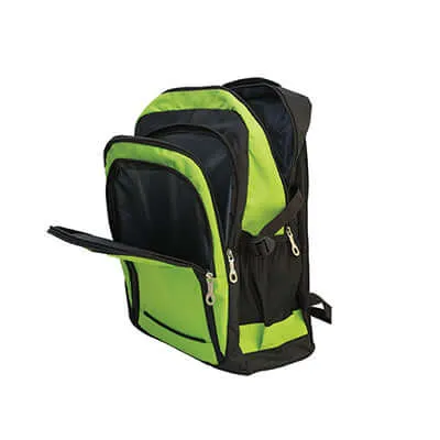 Nylon Backpack with 4 Compartments