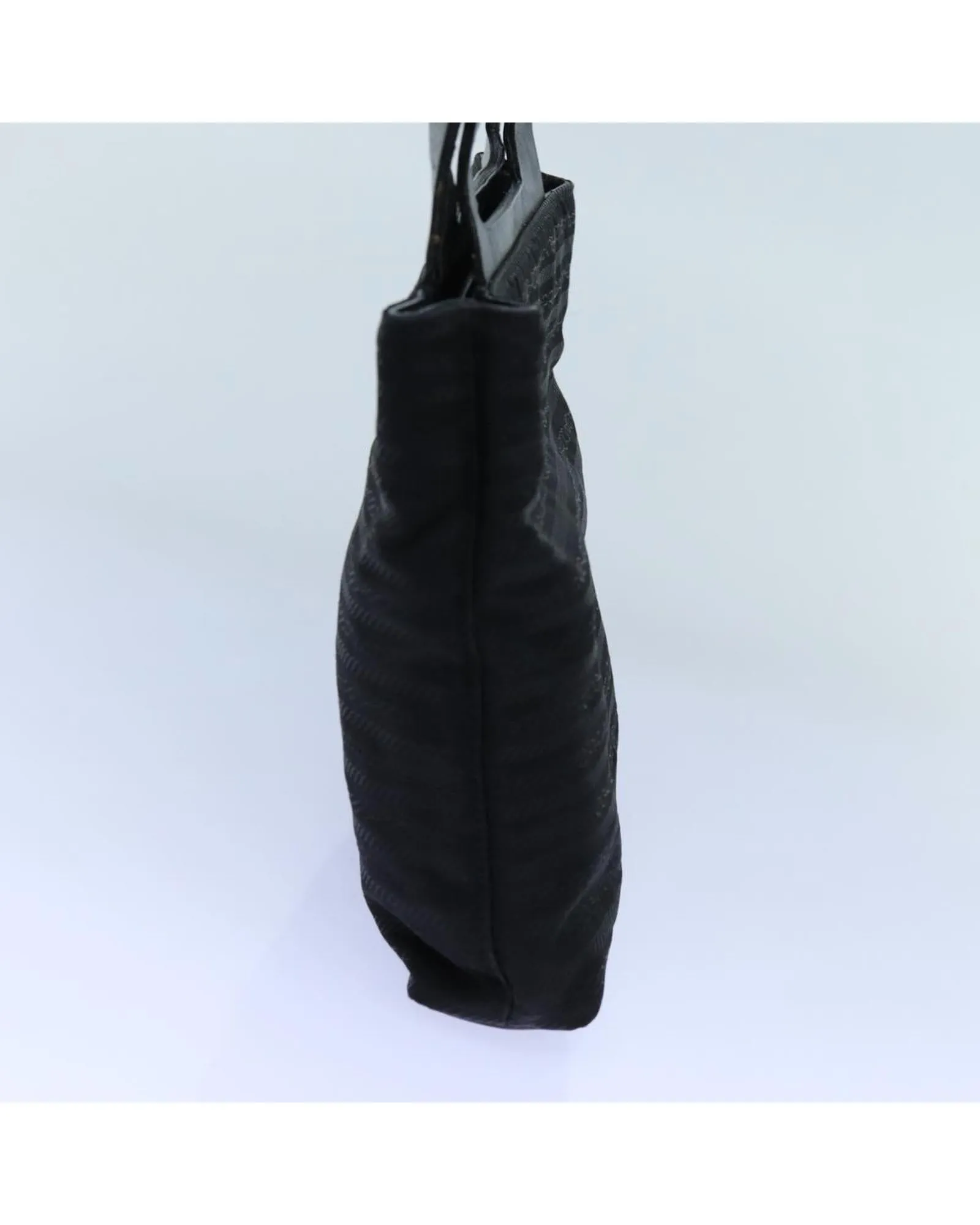 Nylon Black Hand Bag with Dust Bag - Made in Italy