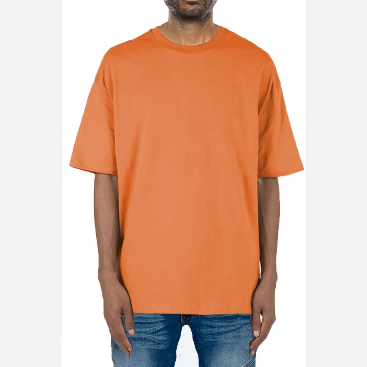 Orange Drop Shoulder Tee