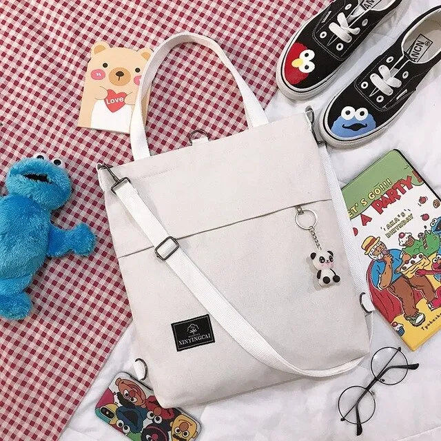 panda handbag leather