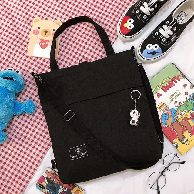 panda handbag leather