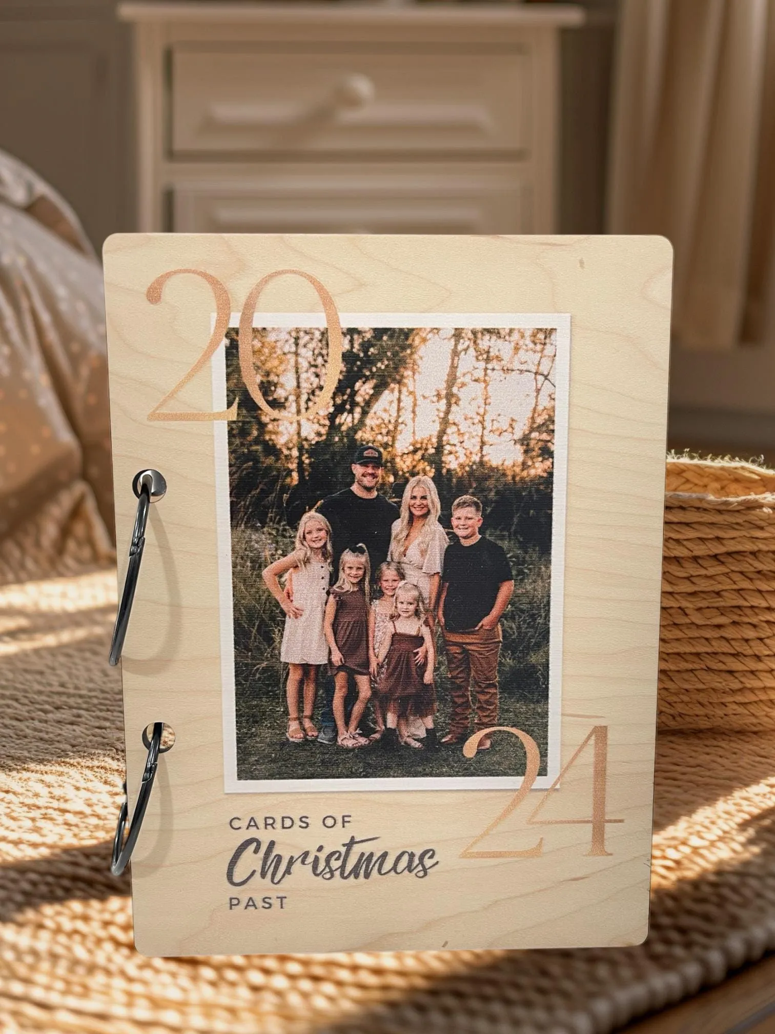 Photo Christmas Card Holder | Christmas Card Keeper | Christmas Keepsake | Christmas Card Storage | Christmas Memories | Cards of Christmas