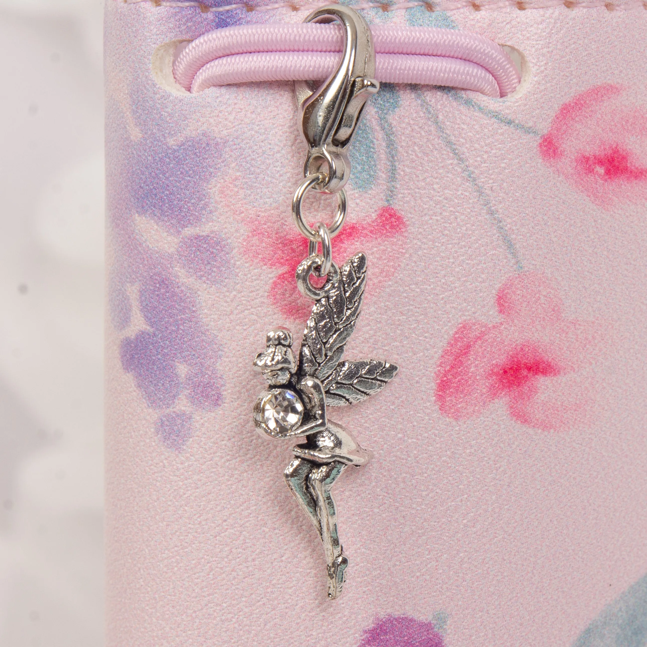 Pixie Traveler's Notebook Charm with Rhinestone Accent in Gold or Silver