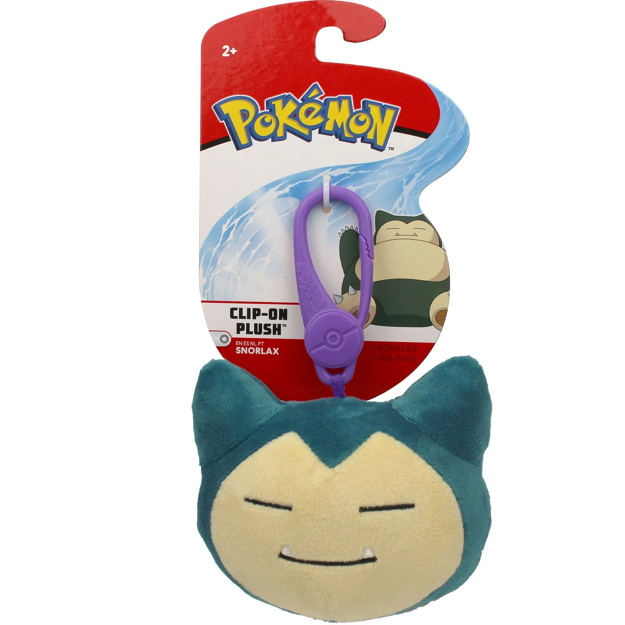 Pokemon Clip-On Plush Snorlax