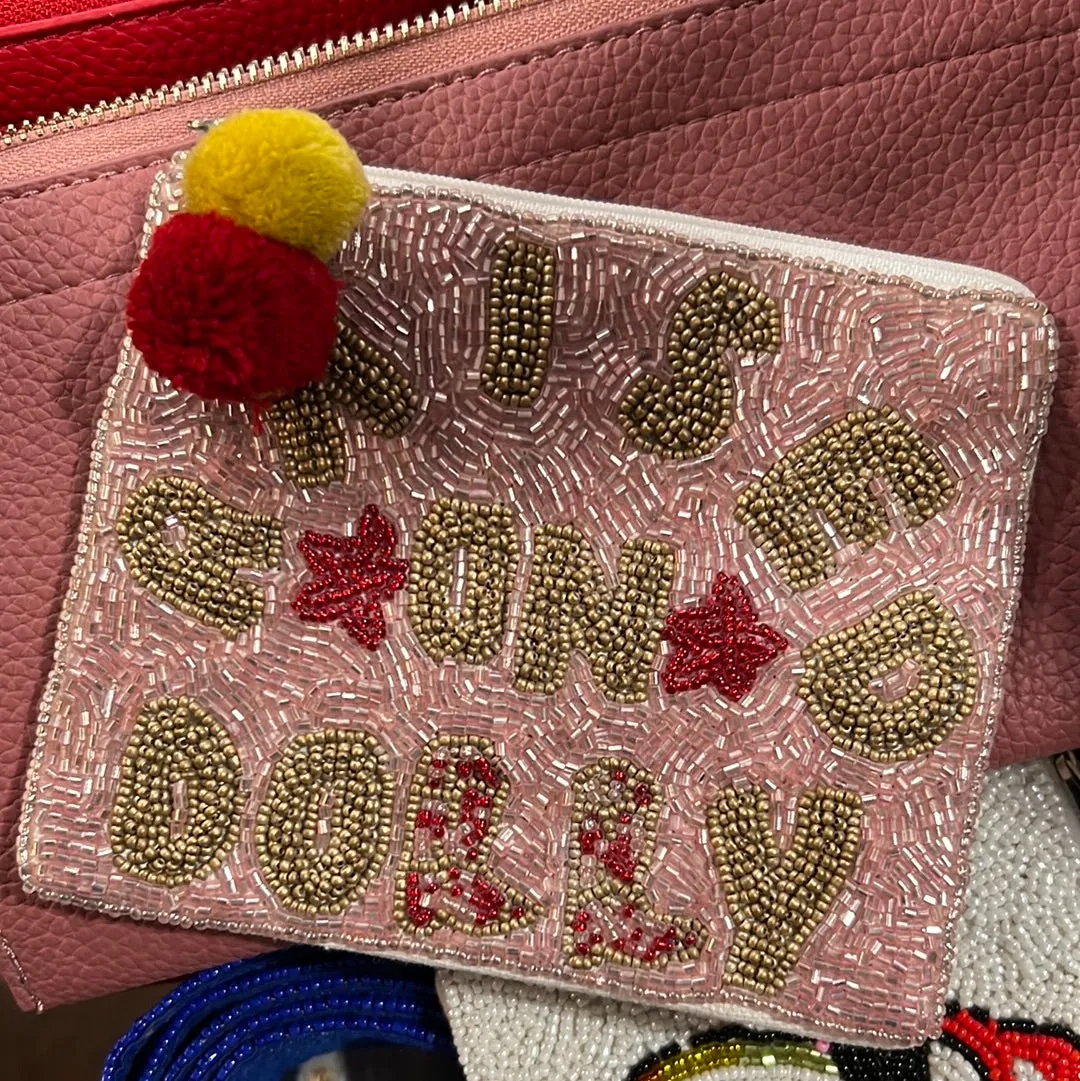 Raised on Dolly Beaded Pouch