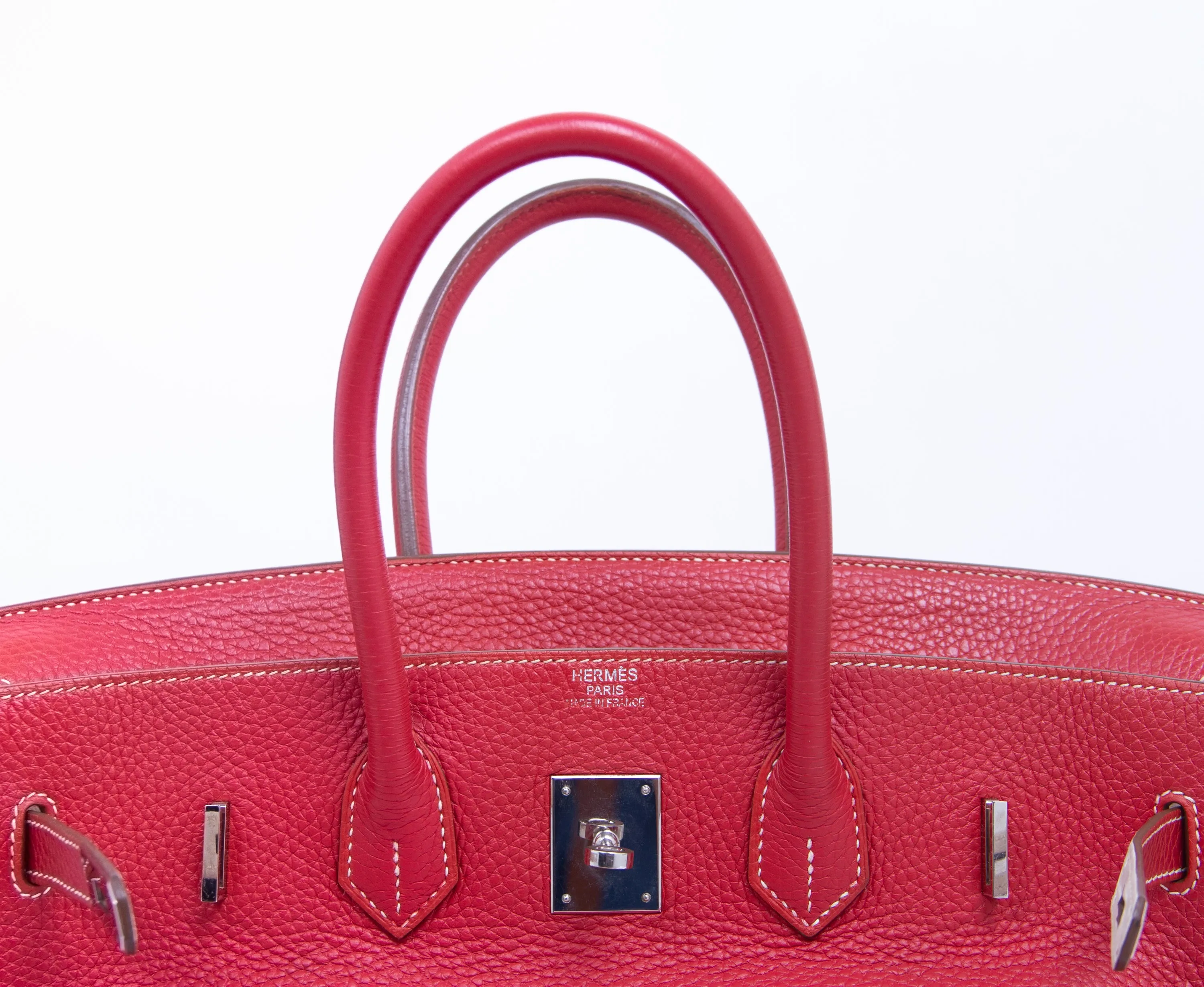 Red Birkin Handbag