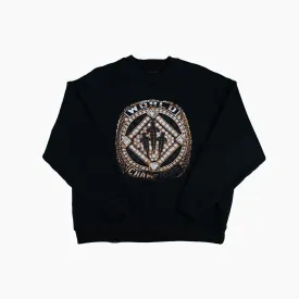 RINGS CREWNECK - BLACK