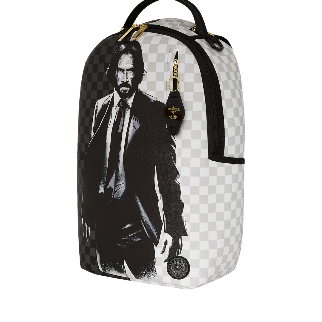 Sprayground John Wick Stand Strong Backpack - Grey / Gold / Black / White