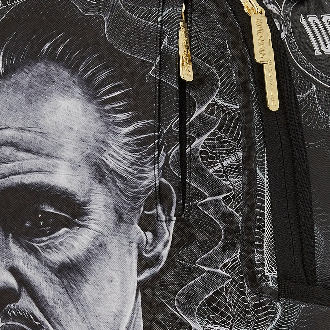 Sprayground Strictly Business The Godfather Collab Backpack - Grey / Black