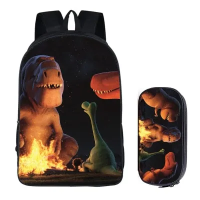 The Good Dinosaur 2PC Bundle Set Matching Pencil Case & Backpack