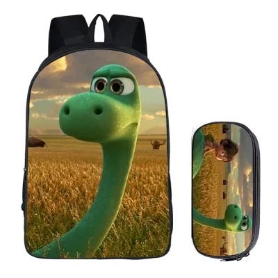 The Good Dinosaur 2PC Bundle Set Matching Pencil Case & Backpack