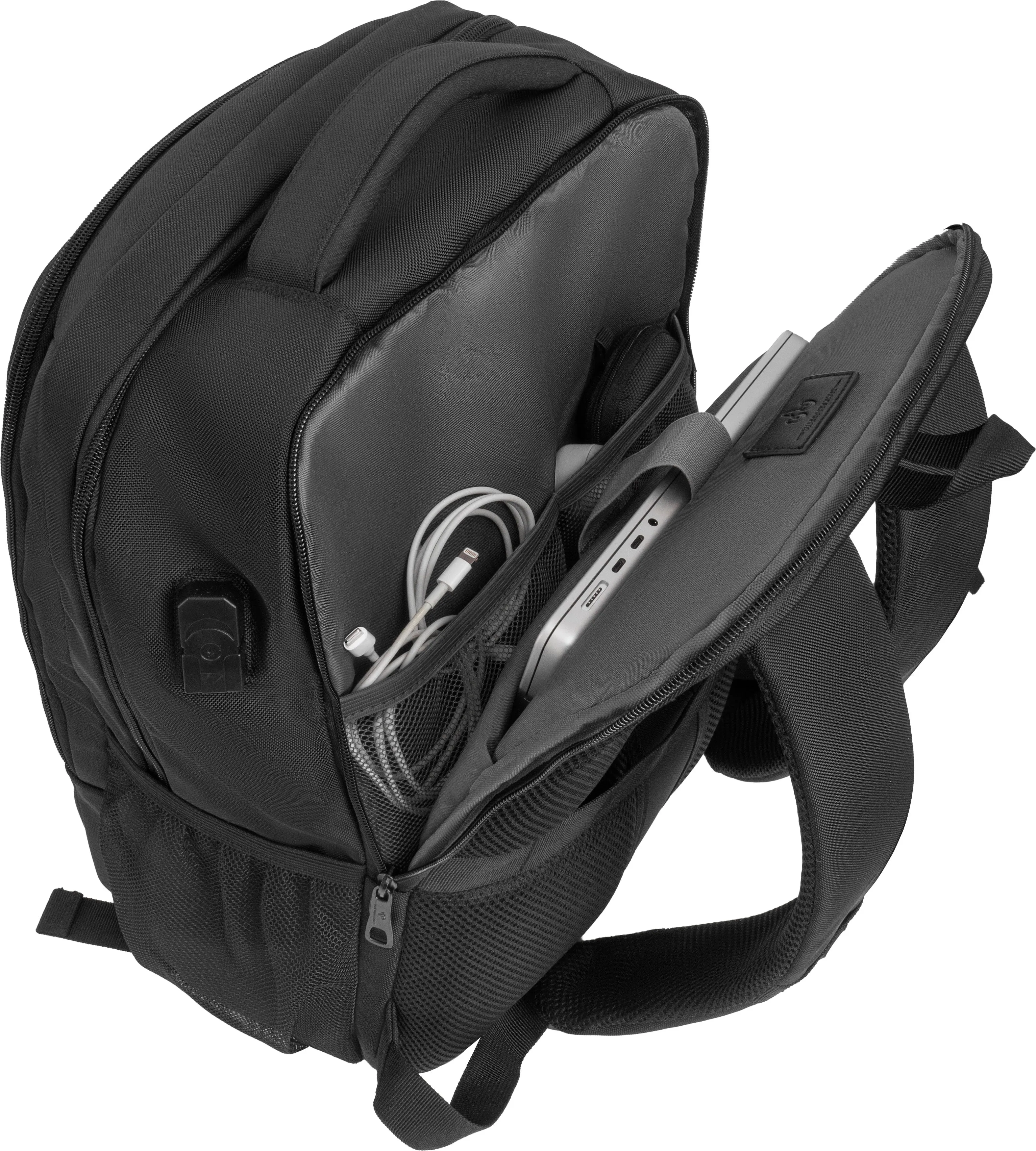 The Hamilton | 18-In 1680D Workbook Backpack with USB Port