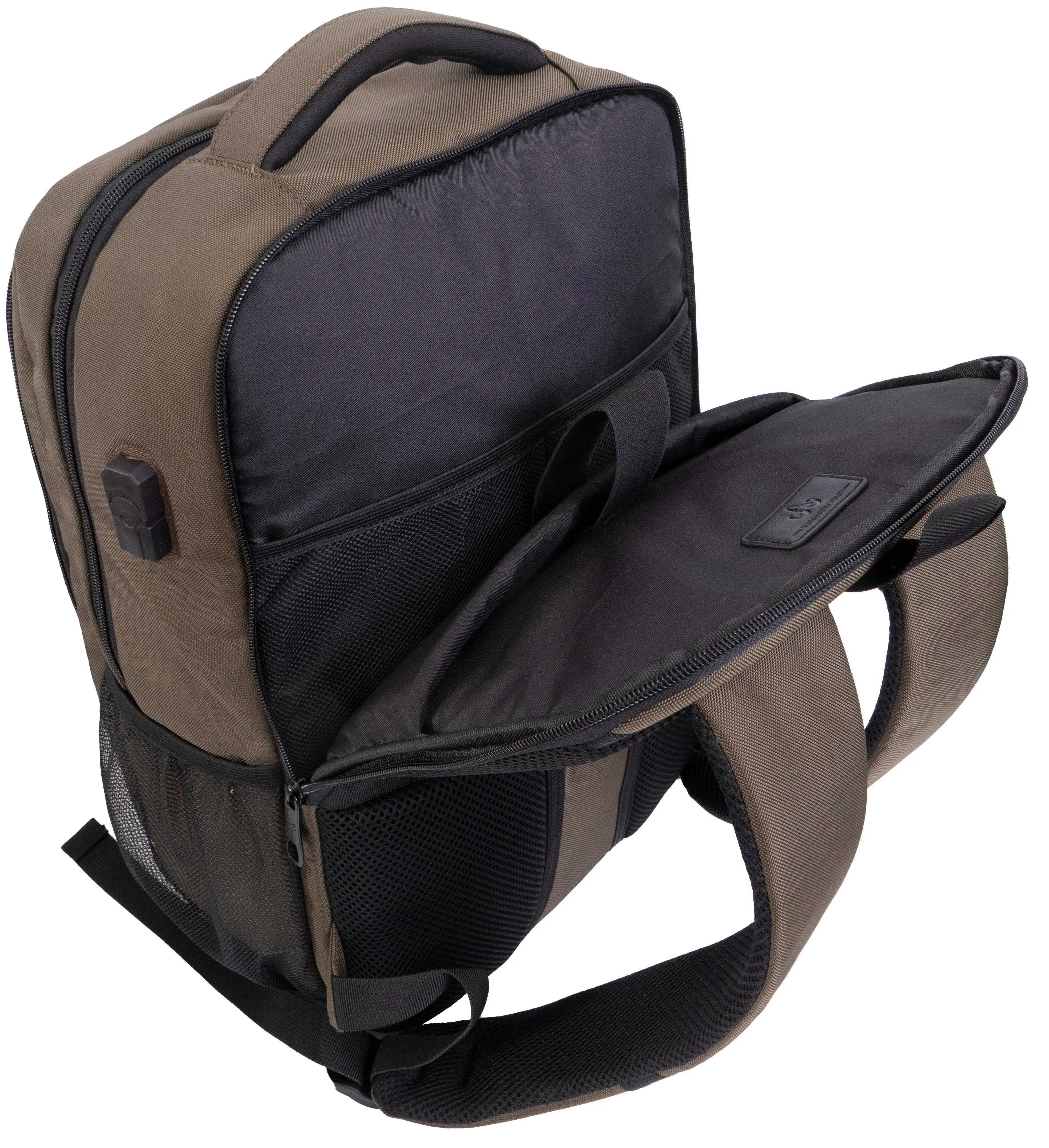 The Hamilton | 18-In 1680D Workbook Backpack with USB Port