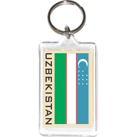 Uzbekistan Acrylic Key Holders