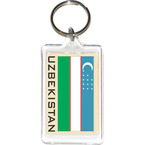 Uzbekistan Acrylic Key Holders