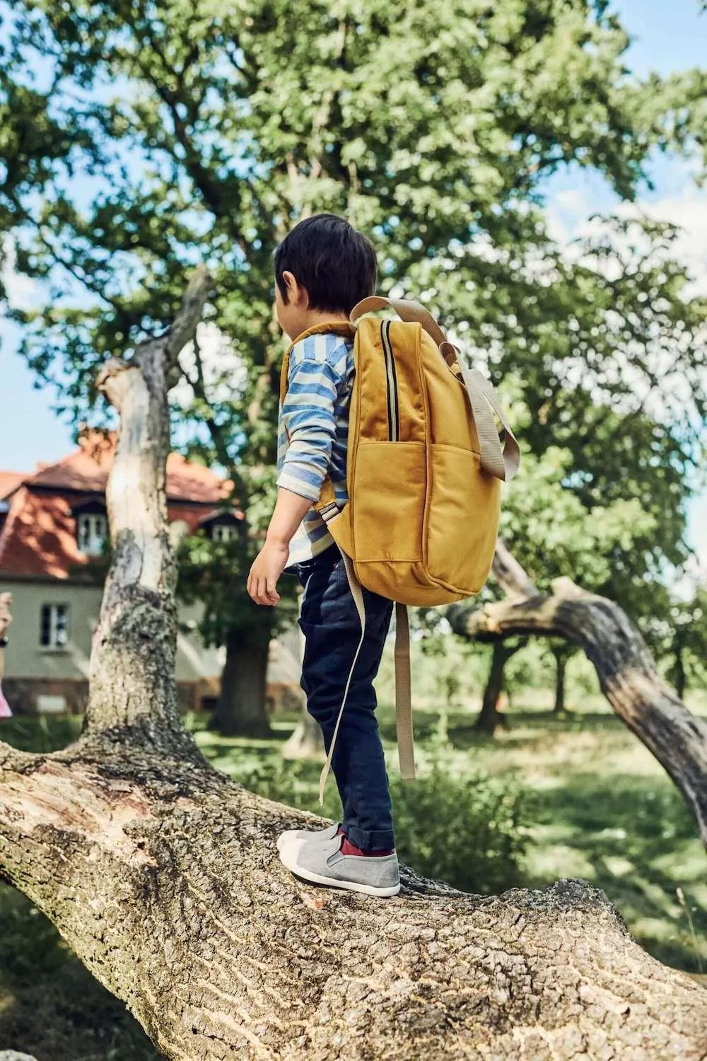 Velvet Backpack BAKKU yellow | Velvet School Backpack