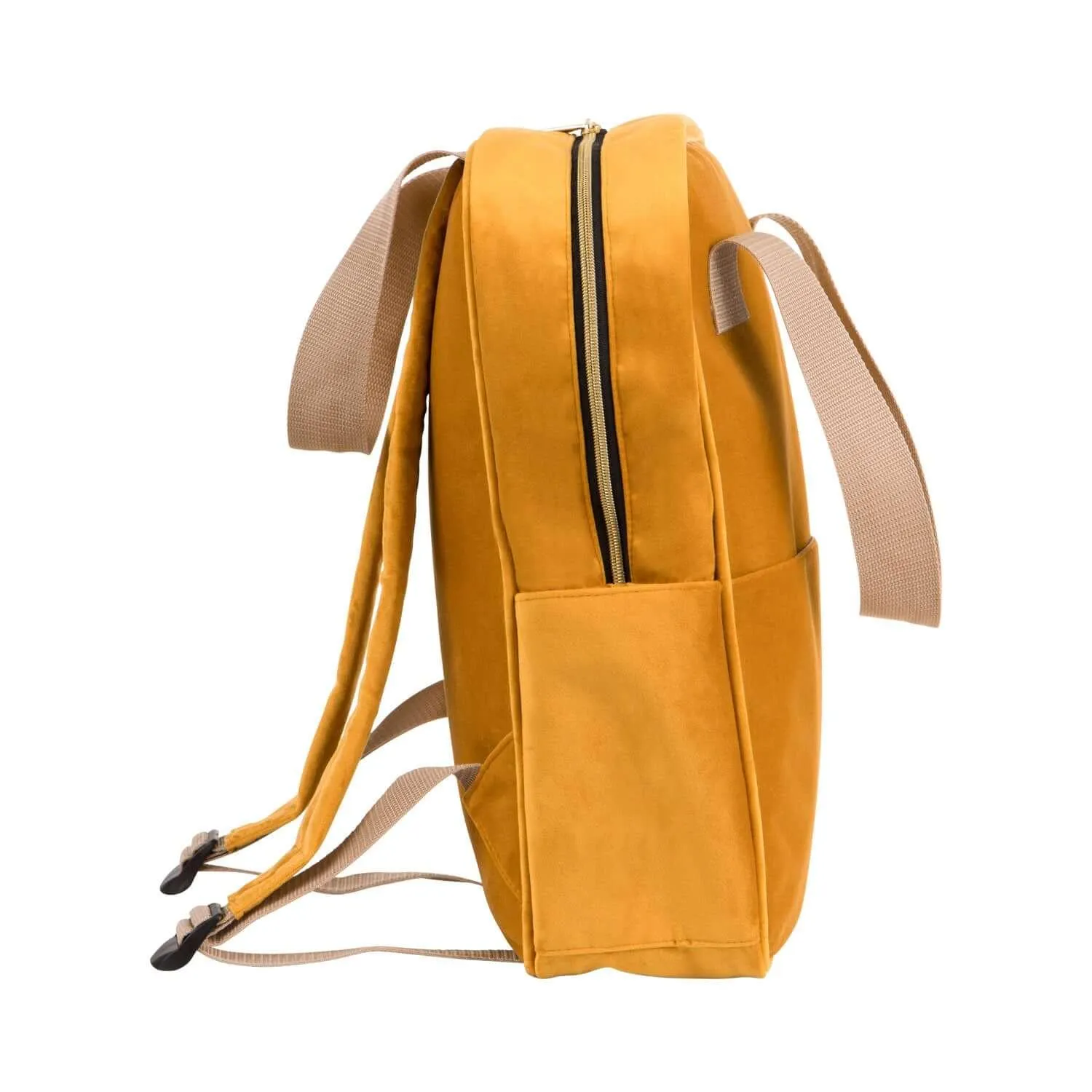 Velvet Backpack BAKKU yellow | Velvet School Backpack