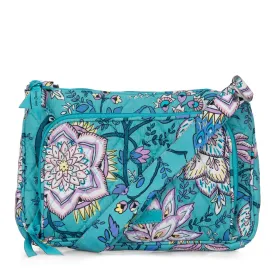 Vera Bradley RFID Little Hipster Crossbody Bag Peacock Garden